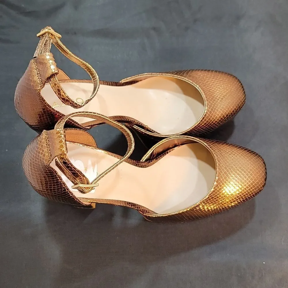BRAND NEW ALDO JACEY WOMEN'S MISCELLANEOUS BLOCK HEEL SANDAL S2